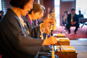 曹洞宗 実宝山 中央院の活動「梅花講（ばいかこう）」の様子