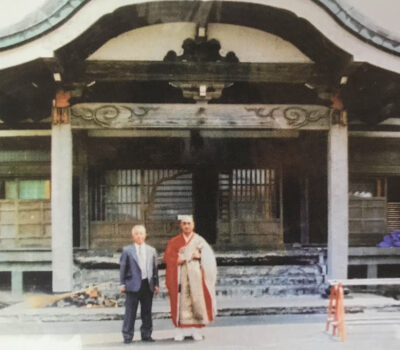 解体直前の本堂(平成10年)