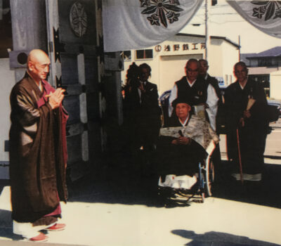 大禅師様御到着 平成11年7月11日
(平成11年7月10日~14日)