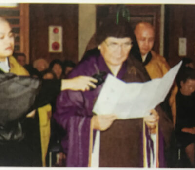 南澤道人老大宗師をお迎えして
慶讃百三十周年大般若法要 三尊仏開眼法要(平成18年2月)