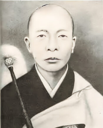 開創　第二世住職 加藤金翎師