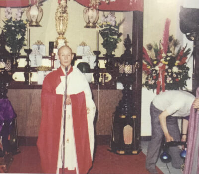 中央院荒澤哲翁住職、檀信徒様に入仏式についての法話(昭和44年7月28日)