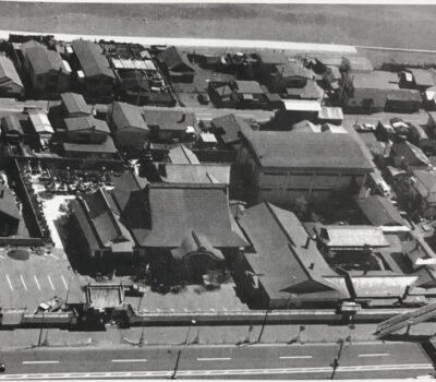 空からみた中央院全体の姿(昭和51年10月)